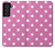 S2358 Pink Polka Dots Case For Samsung Galaxy S21 FE 5G