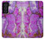 S2907 Purple Turquoise Stone Case For Samsung Galaxy S21 FE 5G