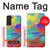 S2942 Brush Stroke Painting Case For Samsung Galaxy S21 FE 5G