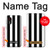 S2297 Black and White Vertical Stripes Case For Samsung Galaxy Xcover 5