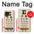 S2502 Eye Exam Chart Decorative Decoupage Poster Case For Samsung Galaxy Xcover 5