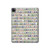 S1051 Mahjong Hard Case For iPad Pro 12.9 (2022, 2021, 2020, 2018), iPad Air 13 (2025, 2024)