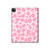 S2213 Pink Leopard Pattern Hard Case For iPad Pro 12.9 (2022,2021,2020,2018, 3rd, 4th, 5th, 6th)