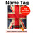 S2303 British UK Vintage Flag Hard Case For iPad Pro 12.9 (2022, 2021, 2020, 2018), iPad Air 13 (2025, 2024)