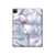 S2316 Dark Blue Marble Texture Graphic Print Hard Case For iPad Pro 12.9 (2022, 2021, 2020, 2018), iPad Air 13 (2025, 2024)