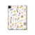 S2354 Pastel Flowers Pattern Hard Case For iPad Pro 12.9 (2022,2021,2020,2018, 3rd, 4th, 5th, 6th)