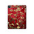 S2414 Red Blossoming Almond Tree Van Gogh Hard Case For iPad Pro 12.9 (2022,2021,2020,2018, 3rd, 4th, 5th, 6th)