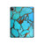 S2685 Aqua Turquoise Gemstone Graphic Printed Hard Case For iPad Pro 12.9 (2022,2021,2020,2018, 3rd, 4th, 5th, 6th)