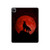 S2955 Wolf Howling Red Moon Hard Case For iPad Pro 12.9 (2022,2021,2020,2018, 3rd, 4th, 5th, 6th)