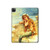 S3184 Little Mermaid Painting Hard Case For iPad Pro 12.9 (2022, 2021, 2020, 2018), iPad Air 13 (2025, 2024)