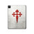S3200 Order of Santiago Cross of Saint James Hard Case For iPad Pro 12.9 (2022, 2021, 2020, 2018), iPad Air 13 (2025, 2024)
