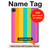 S3678 Colorful Rainbow Vertical Hard Case For iPad Pro 12.9 (2022, 2021, 2020, 2018), iPad Air 13 (2025, 2024)