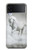 S0932 White Horse Case For Samsung Galaxy Z Flip 3 5G