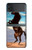 S0934 Wild Black Horse Case For Samsung Galaxy Z Flip 3 5G