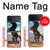 S0934 Wild Black Horse Case For Samsung Galaxy Z Flip 3 5G