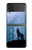 S0935 Wolf Howling in Forest Case For Samsung Galaxy Z Flip 3 5G