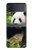 S1073 Panda Enjoy Eating Case For Samsung Galaxy Z Flip 3 5G
