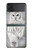 S1566 Snowy Owl White Owl Case For Samsung Galaxy Z Flip 3 5G