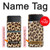 S2204 Leopard Pattern Graphic Printed Case For Samsung Galaxy Z Flip 3 5G