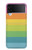 S2363 Rainbow Pattern Case For Samsung Galaxy Z Flip 3 5G