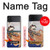 S2496 Japan Art Utagawa Kuniyoshi Tamatori Case For Samsung Galaxy Z Flip 3 5G