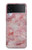 S2843 Pink Marble Texture Case For Samsung Galaxy Z Flip 3 5G