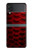 S2879 Red Arowana Fish Scale Case For Samsung Galaxy Z Flip 3 5G