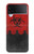 S2917 Biohazards Virus Red Alert Case For Samsung Galaxy Z Flip 3 5G