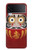 S3023 Japan Good Luck Daruma Doll Case For Samsung Galaxy Z Flip 3 5G