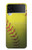S3031 Yellow Softball Ball Case For Samsung Galaxy Z Flip 3 5G