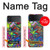 S3255 Colorful Art Pattern Case For Samsung Galaxy Z Flip 3 5G