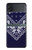 S3357 Navy Blue Bandana Pattern Case For Samsung Galaxy Z Flip 3 5G