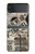 S3441 Vintage Travel Case For Samsung Galaxy Z Flip 3 5G S3441 Vintage Travel Case For Samsung Galaxy Z Flip 3 5G