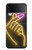 S3512 Cute Mini Heart Neon Graphic Case For Samsung Galaxy Z Flip 3 5G