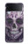 S3582 Purple Sugar Skull Case For Samsung Galaxy Z Flip 3 5G