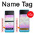 S3747 Trans Flag Polygon Case For Samsung Galaxy Z Flip 3 5G