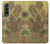 S0214 Van Gogh Vase Fifteen Sunflowers Case For Samsung Galaxy Z Fold 3 5G