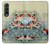 S1654 Koi Carp Fish Art Painting Case For Samsung Galaxy Z Fold 3 5G