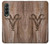 S2183 Goat Wood Graphic Printed Case For Samsung Galaxy Z Fold 3 5G