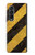 S2231 Yellow and Black Line Hazard Striped Case For Samsung Galaxy Z Fold 3 5G