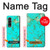 S2377 Turquoise Gemstone Texture Graphic Printed Case For Samsung Galaxy Z Fold 3 5G