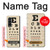 S2502 Eye Exam Chart Decorative Decoupage Poster Case For Samsung Galaxy Z Fold 3 5G