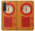 S2780 Vintage Orange Bakelite Radio Case For Samsung Galaxy Z Fold 3 5G