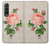 S3079 Vintage Pink Rose Case For Samsung Galaxy Z Fold 3 5G