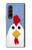 S3254 Chicken Cartoon Case For Samsung Galaxy Z Fold 3 5G