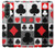 S3463 Poker Card Suit Case For Samsung Galaxy Z Fold 3 5G
