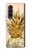 S3490 Gold Pineapple Case For Samsung Galaxy Z Fold 3 5G