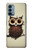 S0360 Coffee Owl Case For OnePlus Nord N200 5G