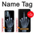 S1143 X-ray Hand Middle Finger Case For OnePlus Nord N200 5G
