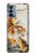 S2751 Chinese Tiger Brush Painting Case For OnePlus Nord N200 5G